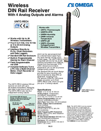 Thumbnail of document Data Sheet - UWTC-REC4-V2 UW Series Wireless Receivers w/4 Outputs & 4 Alarms